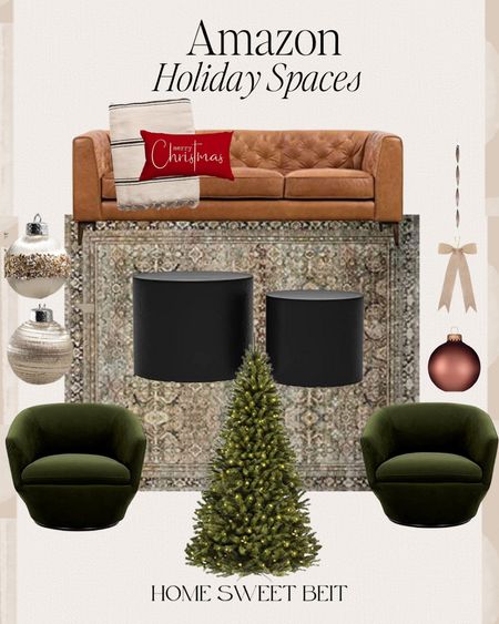 Amazon holiday living room!

#christmas #tree #coffeetable #ornaments #leather couch 

#LTKstyletip #LTKHoliday #LTKhome