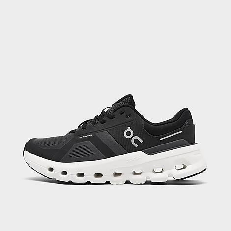 On Women's Cloudrunner 2 Running Shoes in Black/Eclipse Size 9.5 | Finish Line (US)