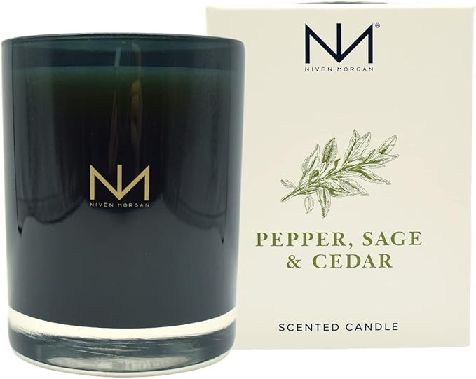 Niven Morgan Pepper, Sage and Cedar Scented Candle 11 oz | Amazon (US)