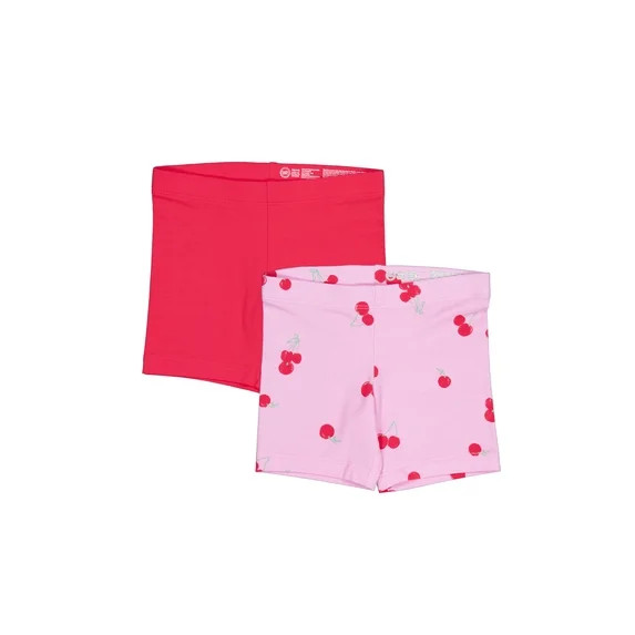 Wonder Nation Girls Bike Short, 2-Pack, Sizes 4-18 & Plus | Walmart (US)
