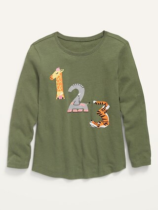 Graphic Long-Sleeve Tee for Toddler Girls | Old Navy (US)