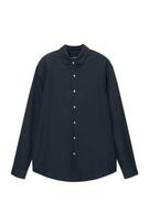 Long sleeve linen blend shirt | PULL and BEAR UK