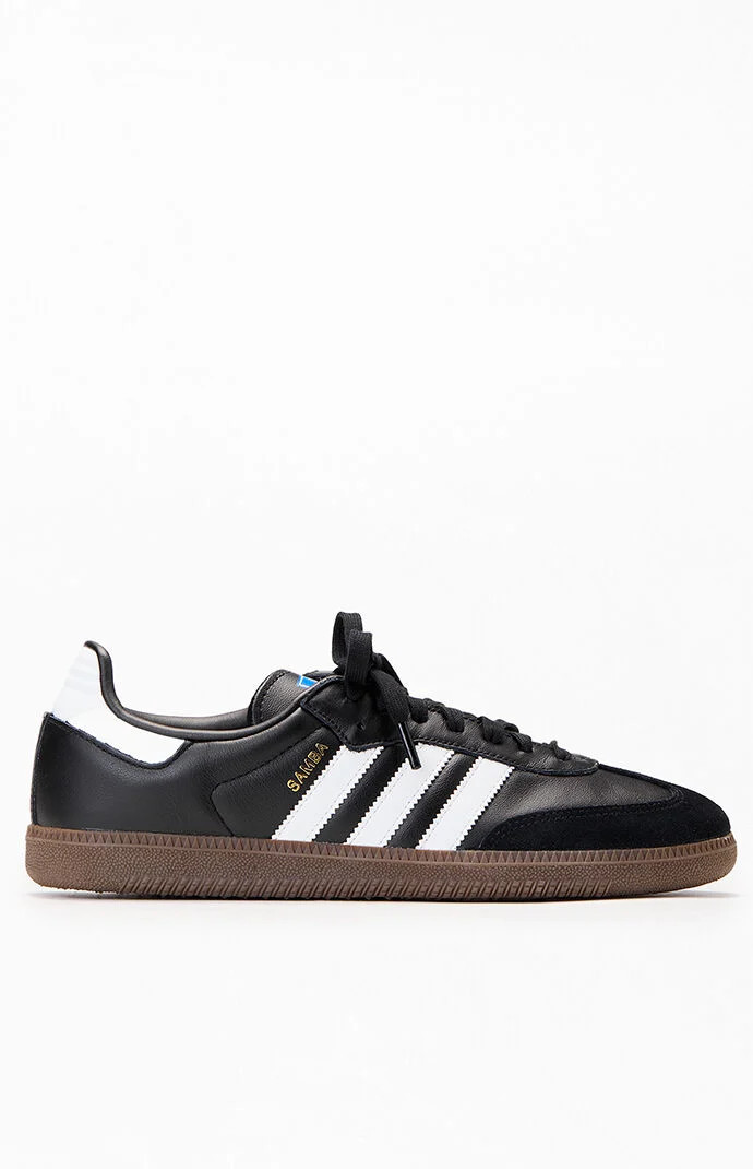Adidas Black & White Samba OG Shoes in Black/White - Size 12 | PacSun