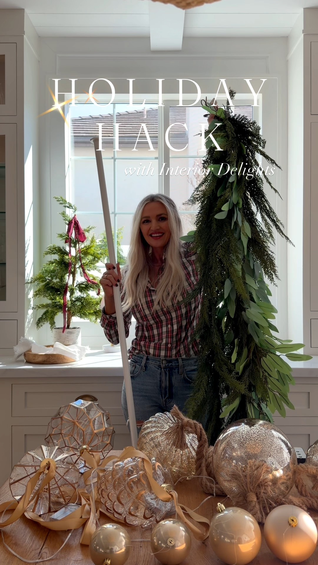 j o y  /  h o m e  :

Omg you guys! This holiday hack was SO seamless thanks to @interiordelights and their incredible Magestic Illuminated Ensemble!

The set comes with 4 garlands + 6 Lighted Ornaments + Remote + 10 ball ornaments and is honestly the most stunning setup I could imagine! 

Use in any doorway or window 60”- 80” wide…. (Ours is 60”) + we actually had 1 glass lit ornament + 4 ball ornaments left over… 

Literally just a few easy setps:

1: Attach shower curtain rod to desired space.

2: Wrap garlands around rod, fluff & secure with zip ties.

3: Stager ornaments.

4: Turn on with remote, set timers & enJOY!

*Bonus: Add battery operated lights to garland for the ultimate sparkle (not included) 

(Btw this sold completel 

#LTKHome #LTKSeasonal #LTKHoliday