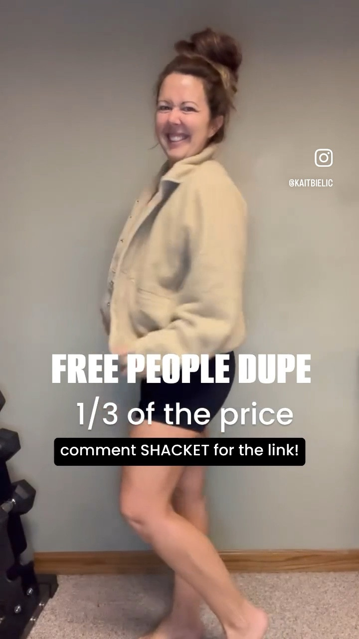 I had a friend recommend this during cyber week and I snagged it. I have been wearing it ever since on 🔂 

It’s lightweight, not bulky, BUT warm! Oh did I mention 1/3 of the price of the Free People version I have had my 👀 on. 

comment SHACKET for the link! 

#dupes #amazondupes #freepeopledupes #shacket #womensfitness #momfashion

#LTKHoliday #LTKfindsunder50 #LTKfitness