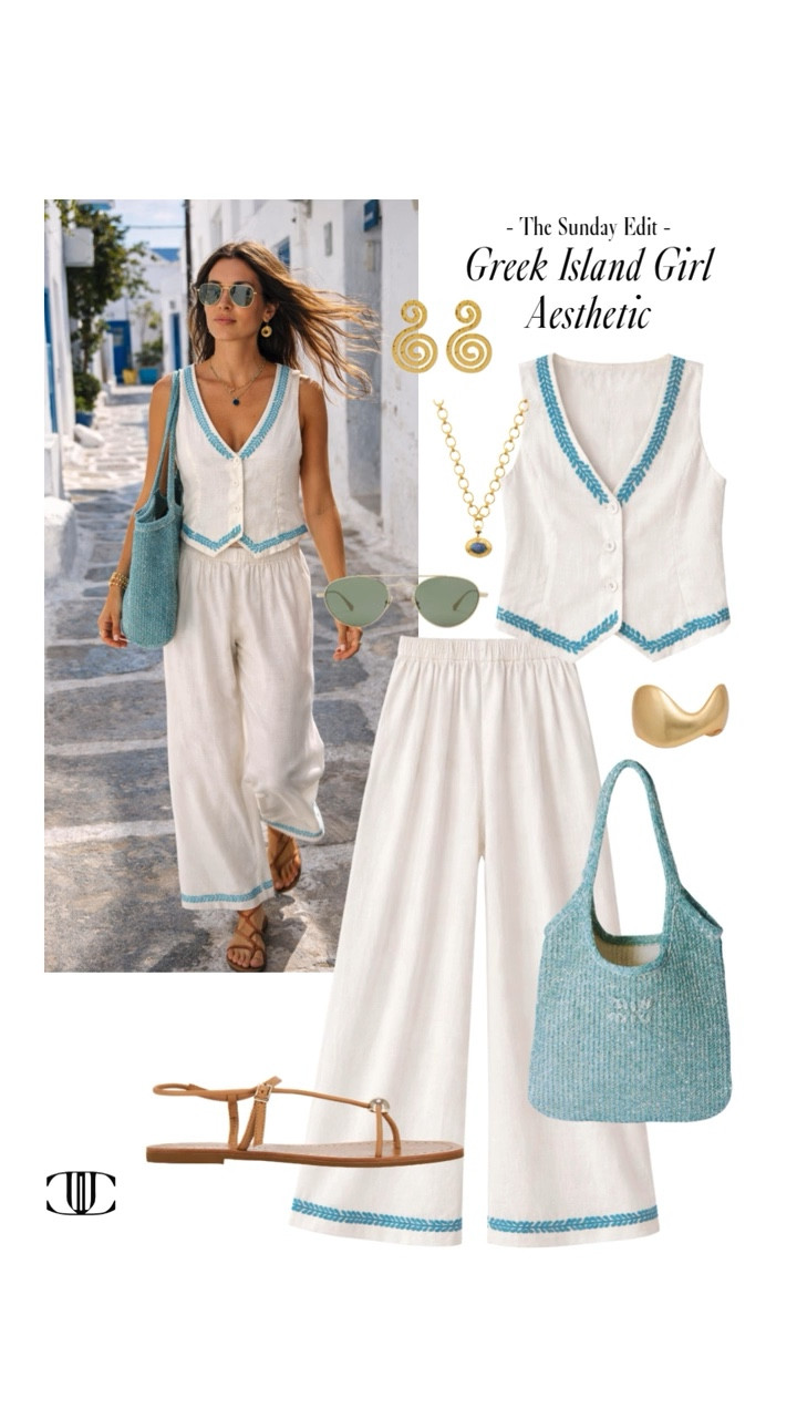 Greek island girl, anywhere 🌊✨

Easy, breezy, and effortlessly put-together—this edit is all about that sun-washed, relaxed feel I always come back to. From swim to daytime looks to elevated nights out, these pieces just work.

And the best part? You don’t have to be on the islands to get the look. Save this for outfit inspo and tap to shop each look. 🤍

#LTKStyle #ResortStyle #VacationVibes #SummerOutfits #EffortlessStyle #

#LTKootd #LTKOver40 #LTKSeasonal