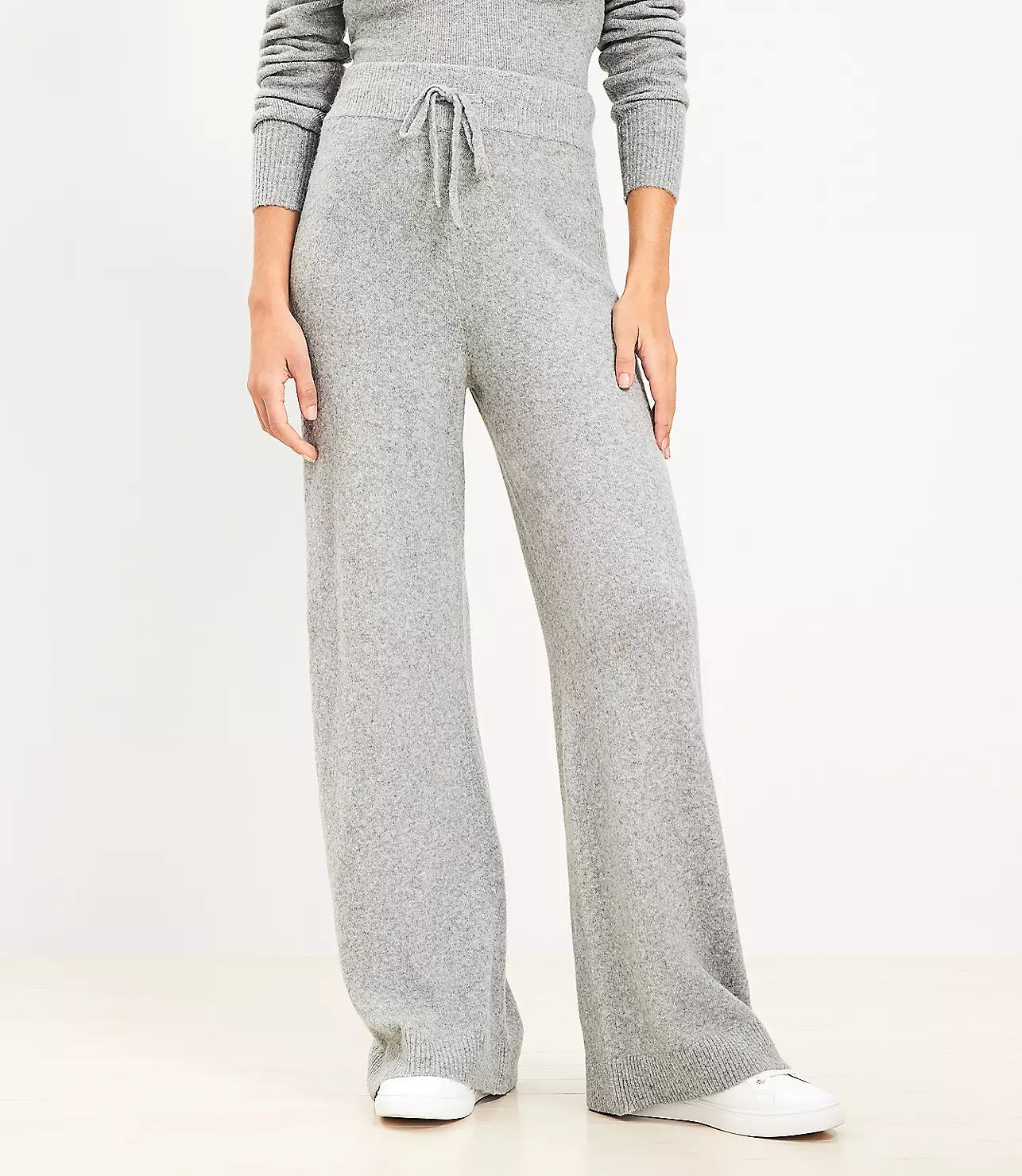 Lou & Grey Wide Leg Sweater Pants | LOFT