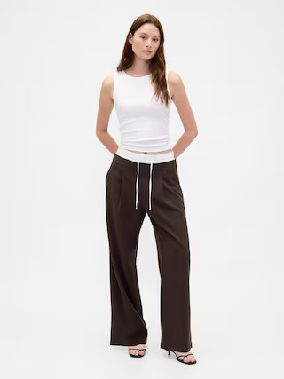 Mid Rise Double-Waist Pants | Gap (US)