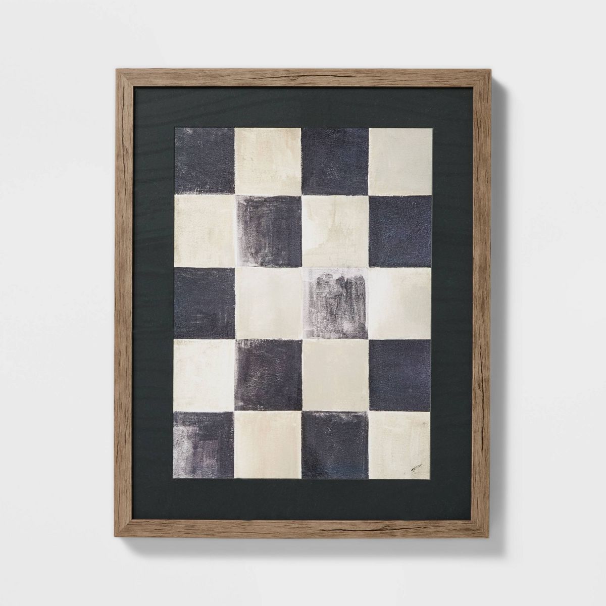 16" x 20" Checkerboard Framed Wall Art - Threshold™ designed with Studio McGee: Modern Geometri... | Target