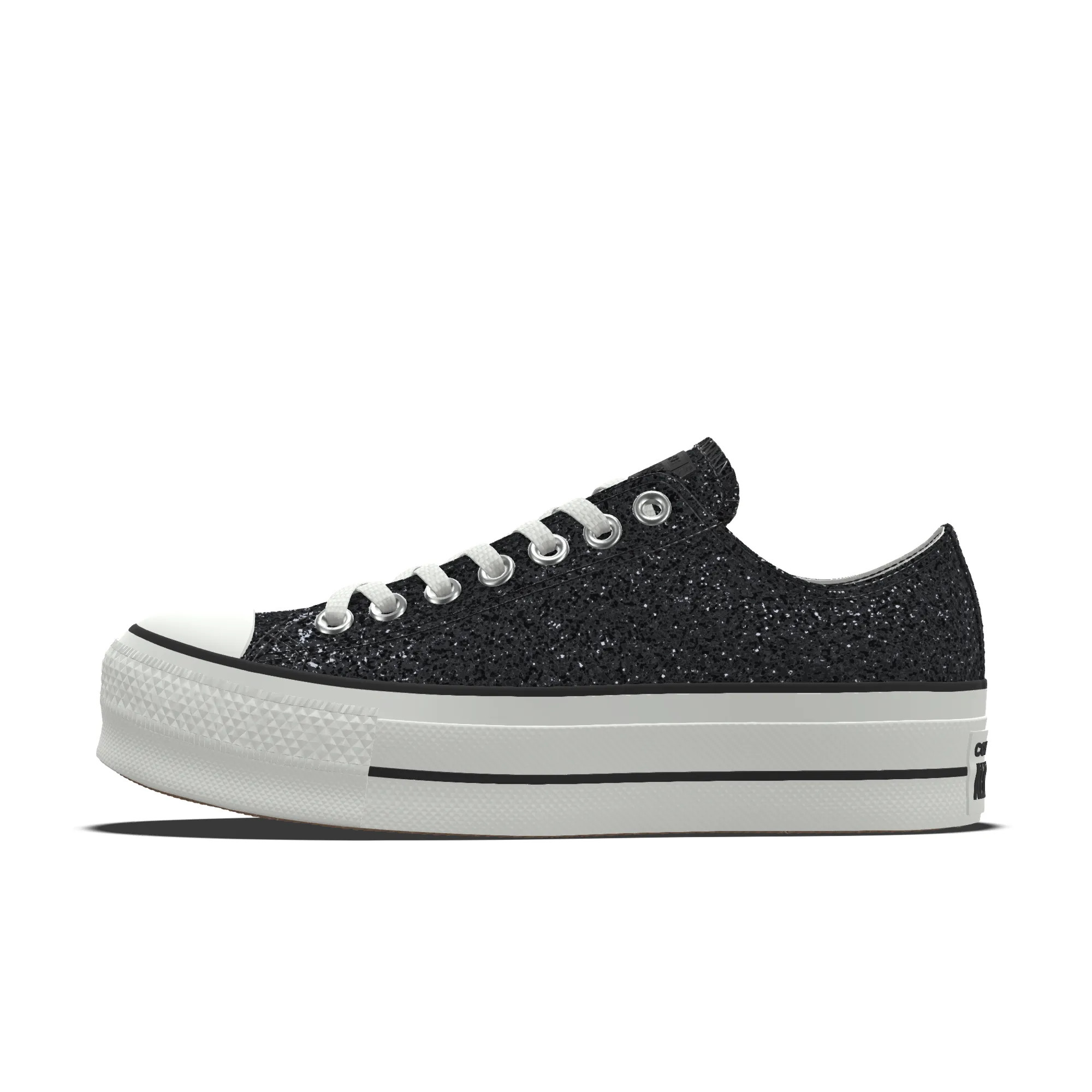 Custom Chuck Taylor All Star Lift Platform Glitter By You | Converse (US)