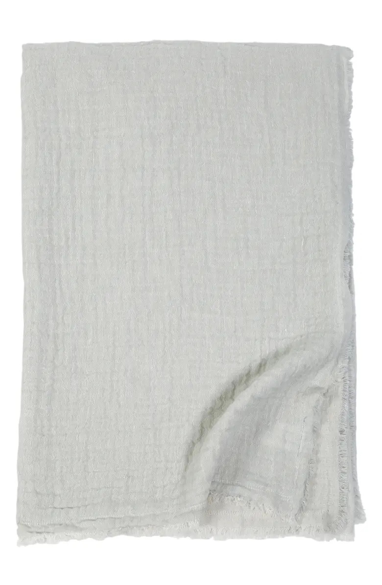 Hermosa Oversized Cotton & Linen Throw Blanket | Nordstrom