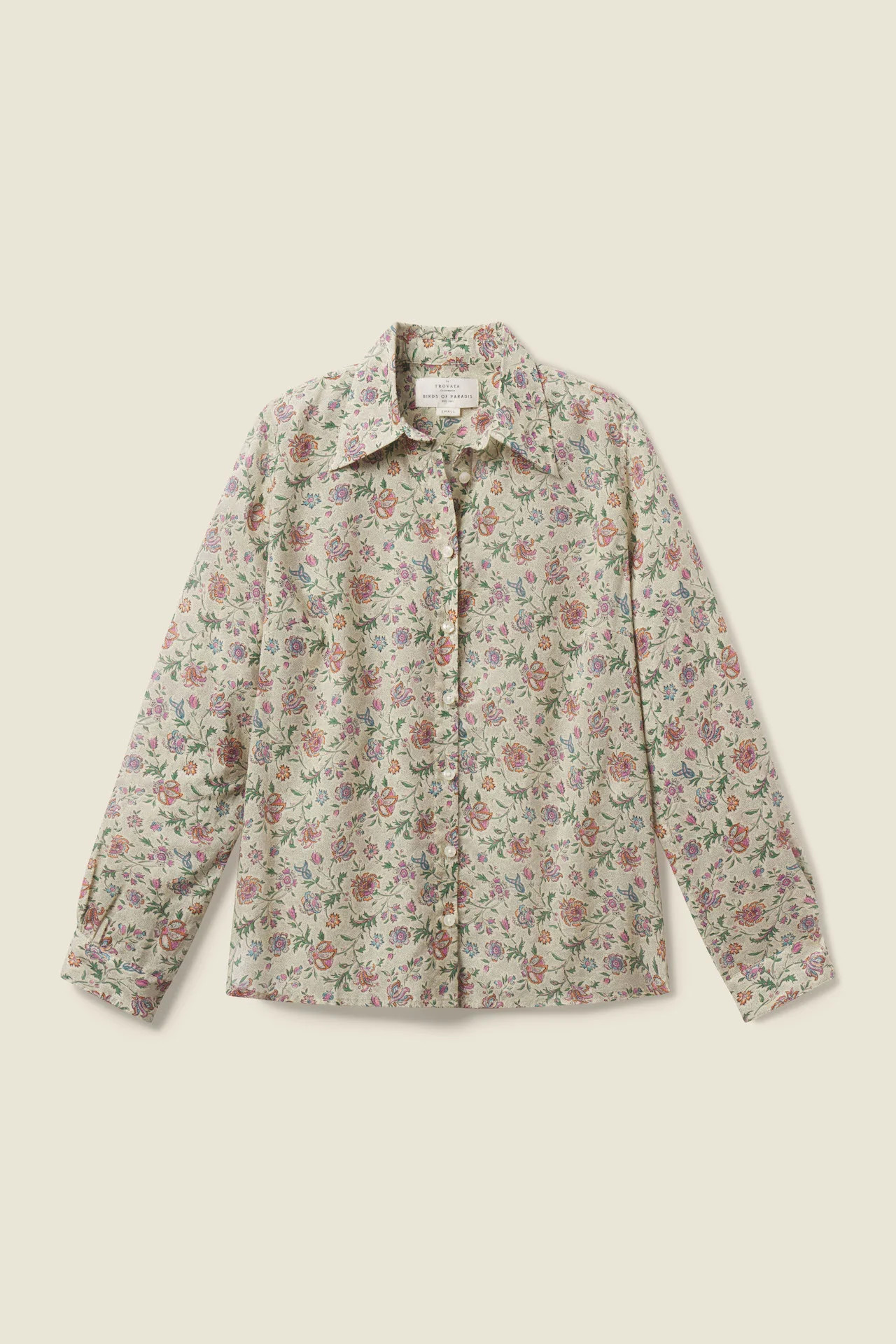 Jacquelin Shirt Herbarium Print | TROVATA