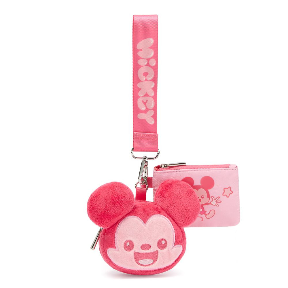 Mickey Mouse Wristlet Pouch and Plush Coin Purse Set | Disney Store | Disney Store