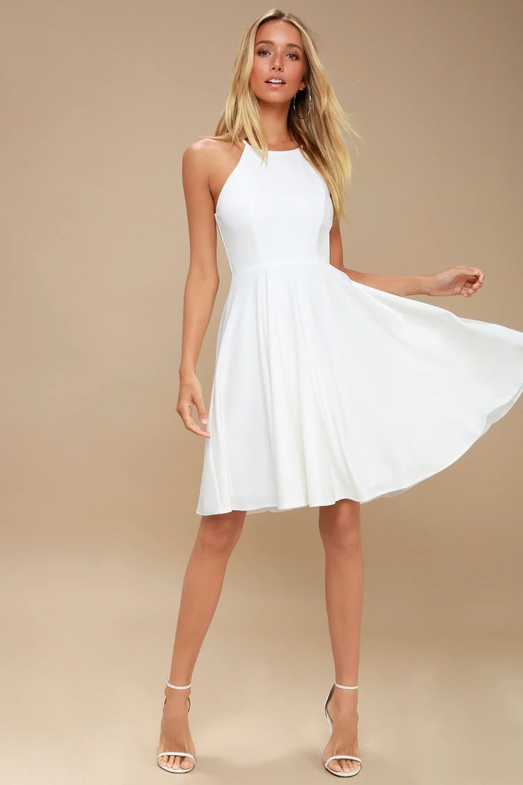 Irresistible Charm White Midi Dress | Lulus (US)
