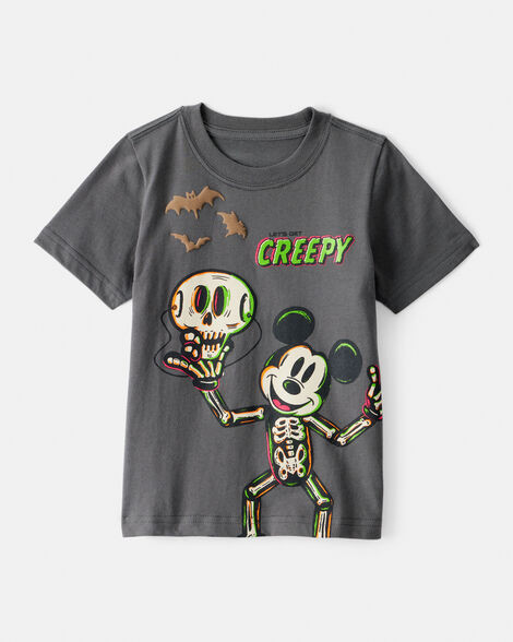 Toddler Boy Disney© Mickey Mouse Halloween short-Sleeve Graphic Tee - Grey | Carter's Inc