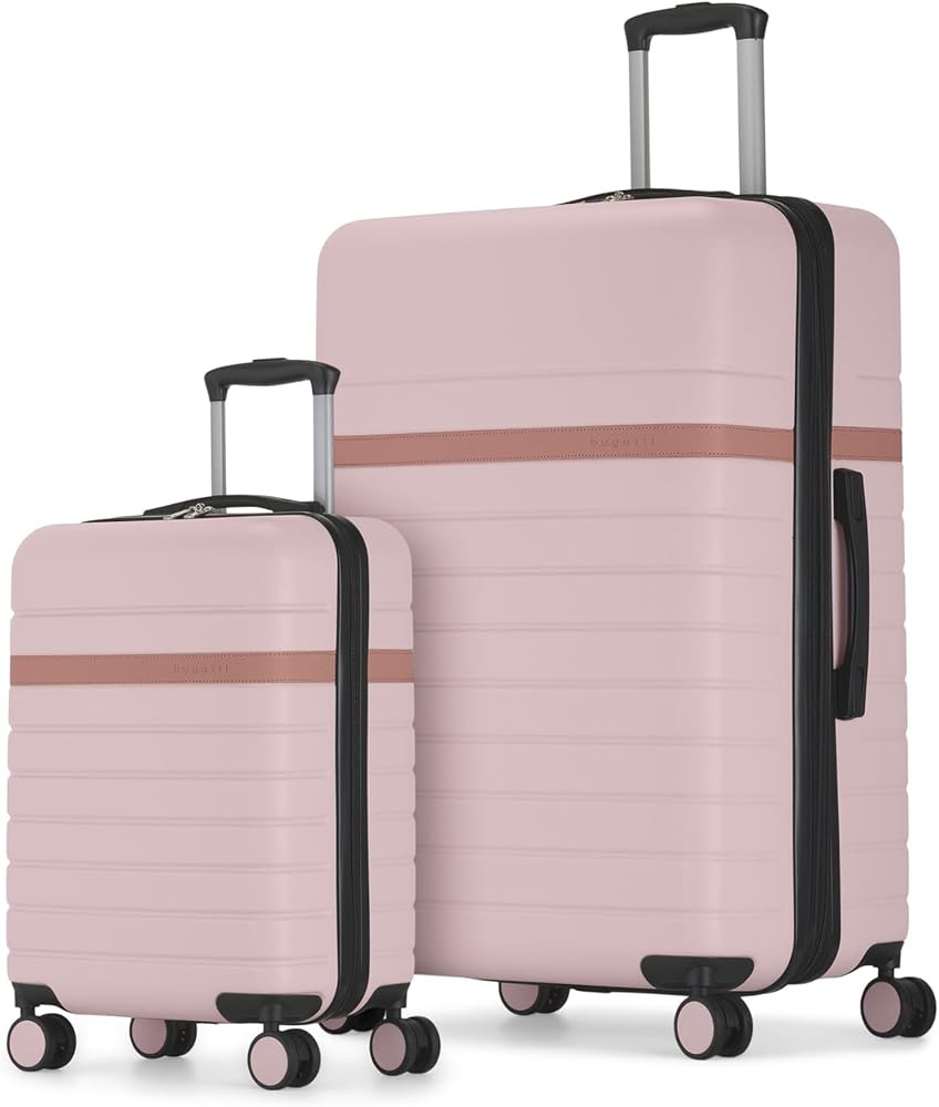 bugatti Lisbon 2-Piece Luggage Set (Pink) | Amazon (US)