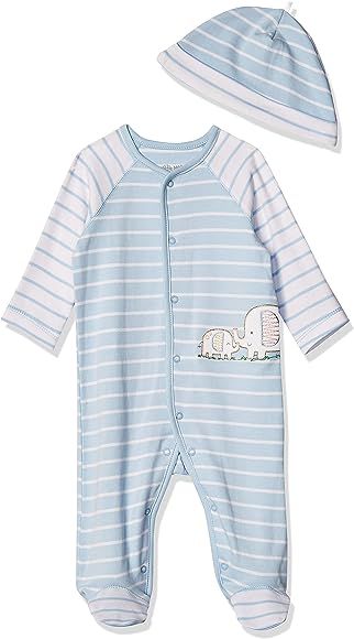 Little Me Baby Boys' Footie and Hat | Amazon (US)