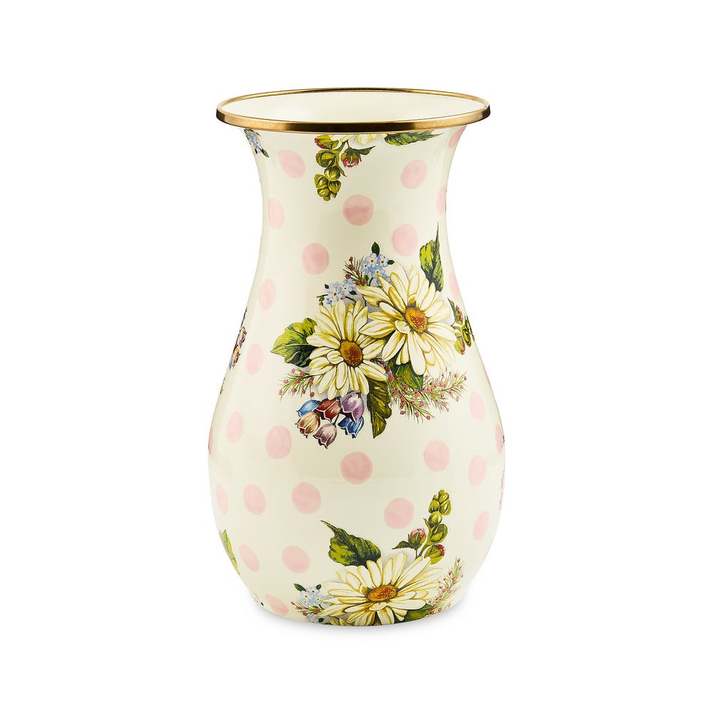 Wildflowers Pink Vase | MacKenzie-Childs