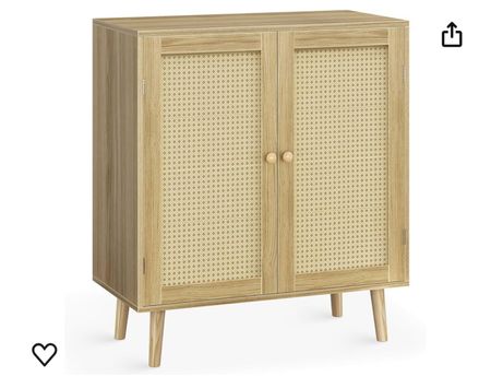 Wood accent cabinet with cane wicker door

Storage furniture
Accent table 
Side table
Entry table
Toy storage 
Buffet table


#LTKOver40 #LTKHome #LTKFindsUnder100