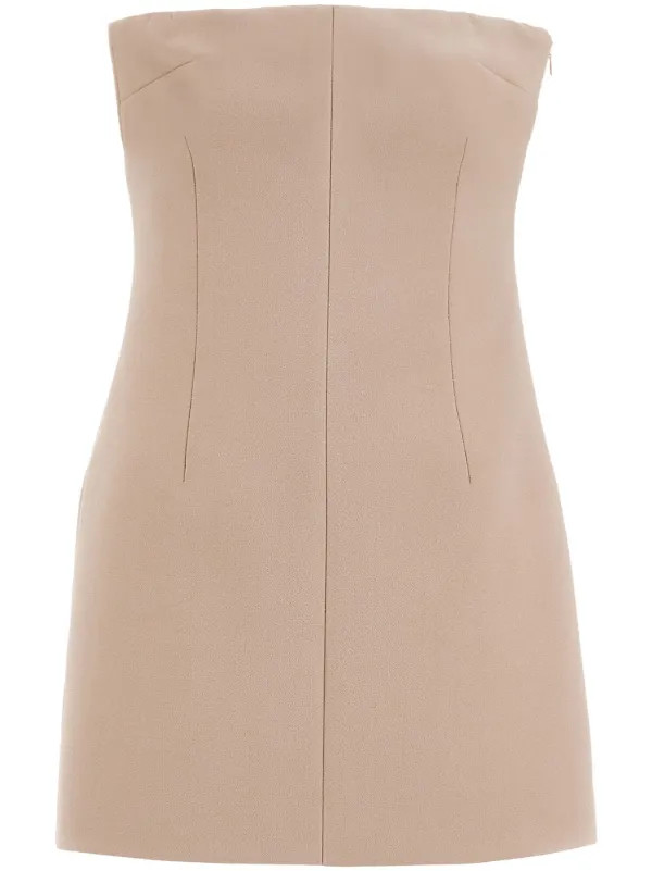 Ferragamo Bustier Mini Dress  | Neutrals | FARFETCH | Farfetch Global