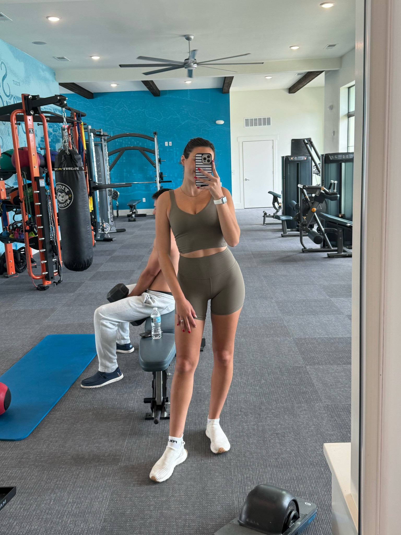 Green/gray #lululemon set 