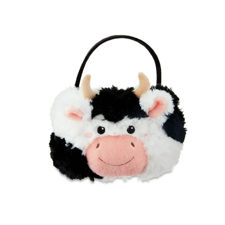 Easter Plush Cow Easter Basket, 10 in x 10 in, by Way To Celebrate | Walmart (US)