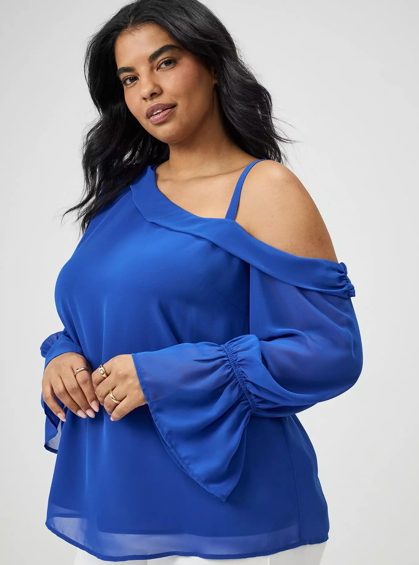 Chiffon Asymmetrical Blouse | Torrid (US & Canada)