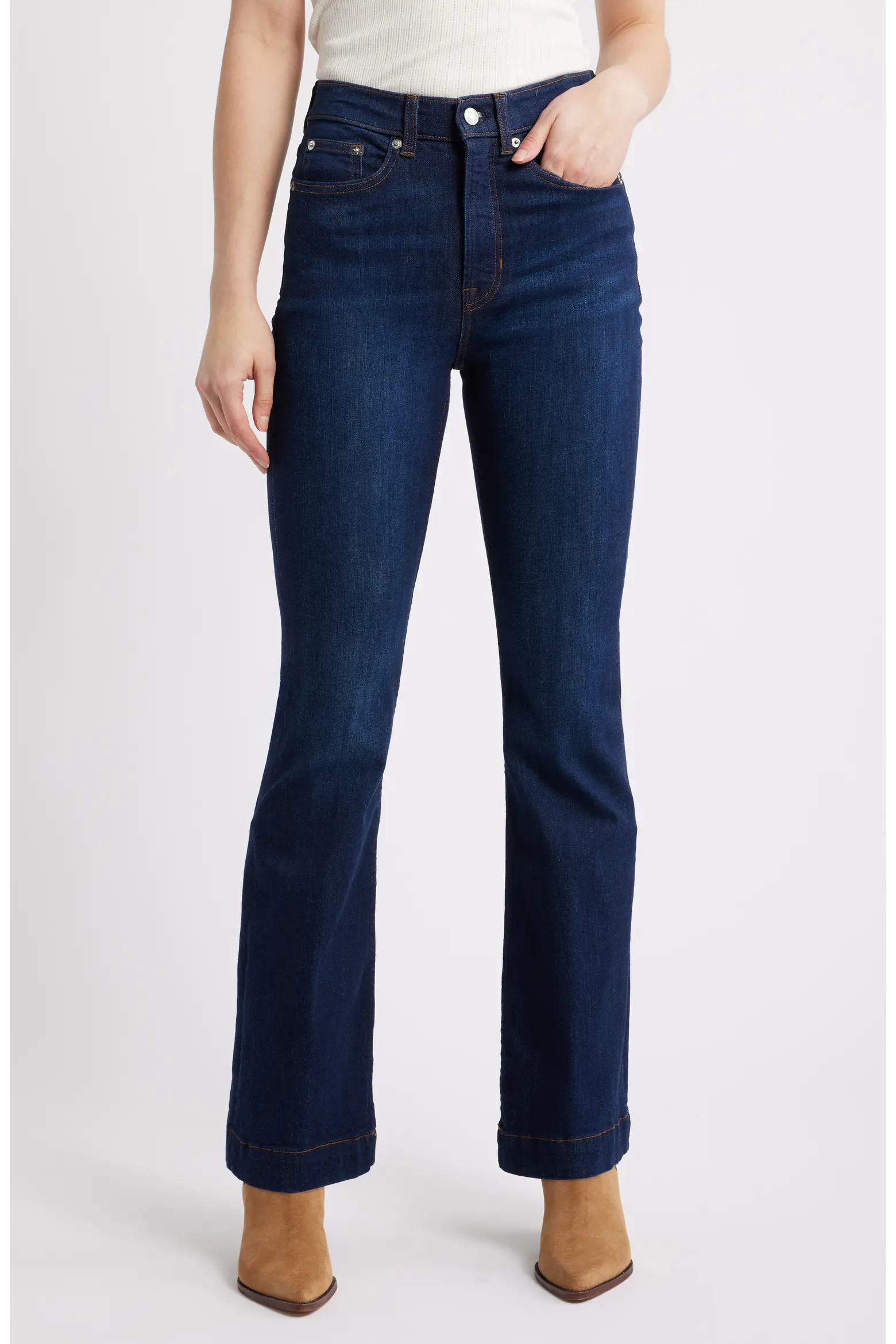 SPANX® SPANXsculpt™ ReDefine High Waist Flare Leg Jeans (Women) | Nordstrom | Nordstrom