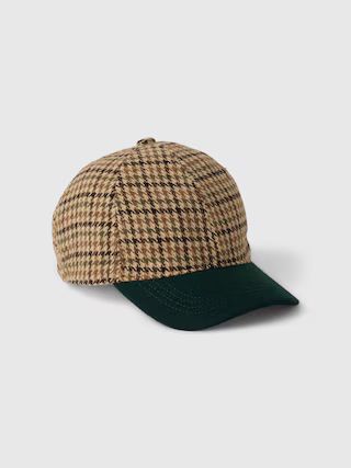 Kids Houndstooth Baseball Hat | Gap (US)