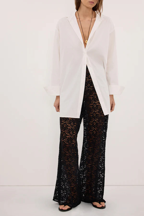 WILLA BLACK LACE PANT | DISSH