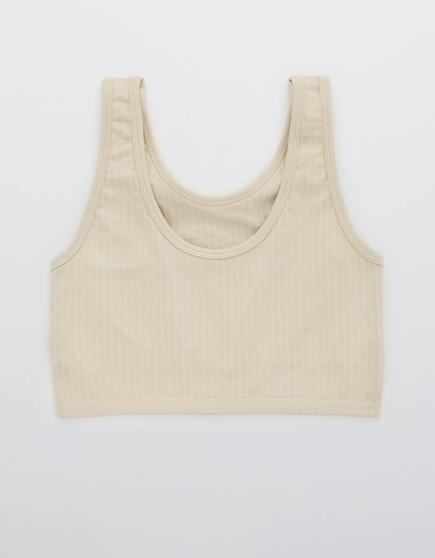 Aerie Ribbed Seamless Tank Bralette | American Eagle Outfitters (US & CA)