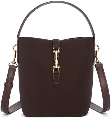 BOSTANTEN Small Bucket Bag for Women Crossbody Bags Trendy Vegan Leather Shoulder Purses Designer... | Amazon (US)