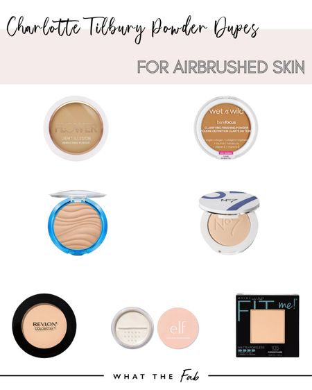 Best Charlotte Tilbury powder dupes

#LTKfindsunder50 #LTKfindsunder100 #LTKbeauty