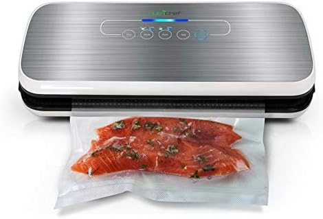 Vacuum Sealer By NutriChef | Automatic Vacuum Air Sealing System For Food Preservation w/ Starter... | Amazon (US)