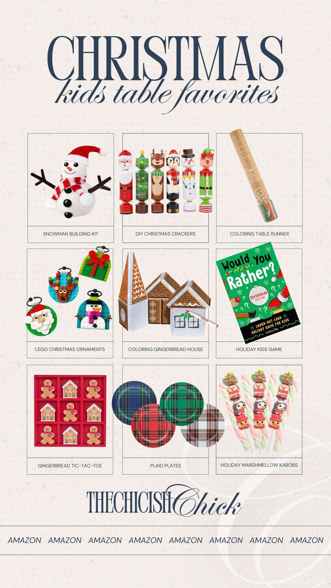 Christmas kids table favorites. These snowman kits and plaid plates are the perfect touches for the kids table. 

#LTKSeasonal #LTKHoliday #LTKKids