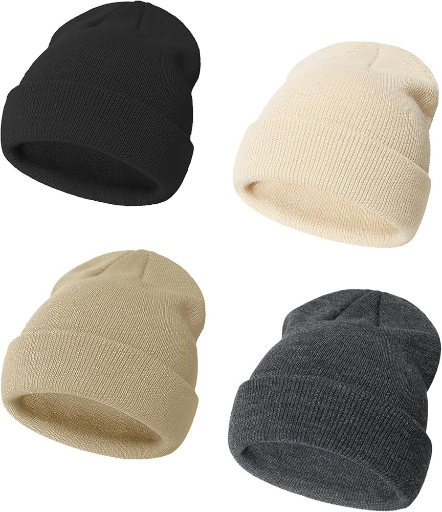 ENBAOHUI Baby Beanie Hat Newborn Winter Warm Knit Hat Kids Soft Beanie Cap Boys Girls Winter Warm... | Amazon (US)