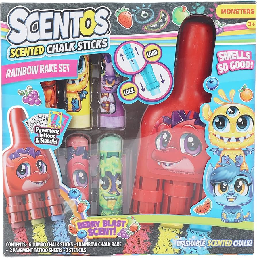 Scentos Scented Chalk (Rainbow Rake) | Amazon (US)