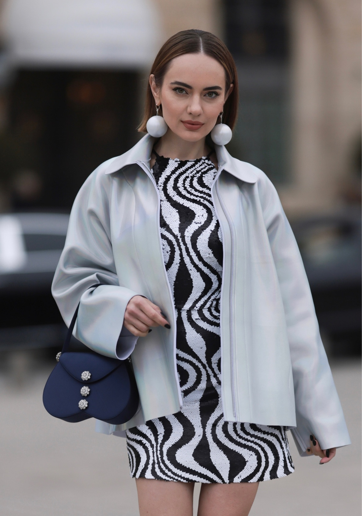 zazzle print dress 🪩 black and white sequin dress and iridescent jacket 

#LTKSeasonal #LTKstyletip #LTKFind