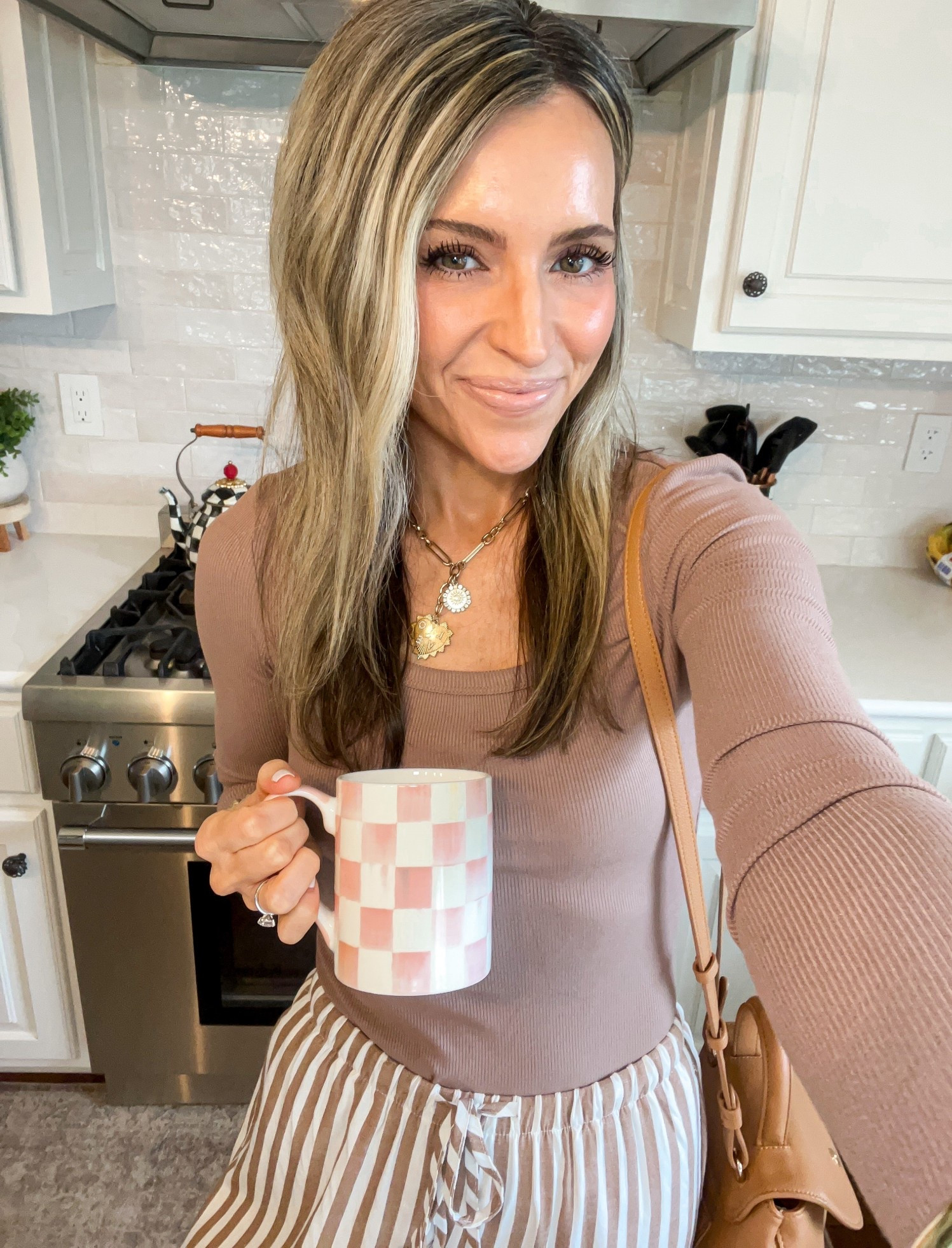 Today’s church OOTD
it was in the 40° so these adorable linen pants were perfect! Wearing small 

#LTKmorningroutine #LTKMothersDay #LTKootd