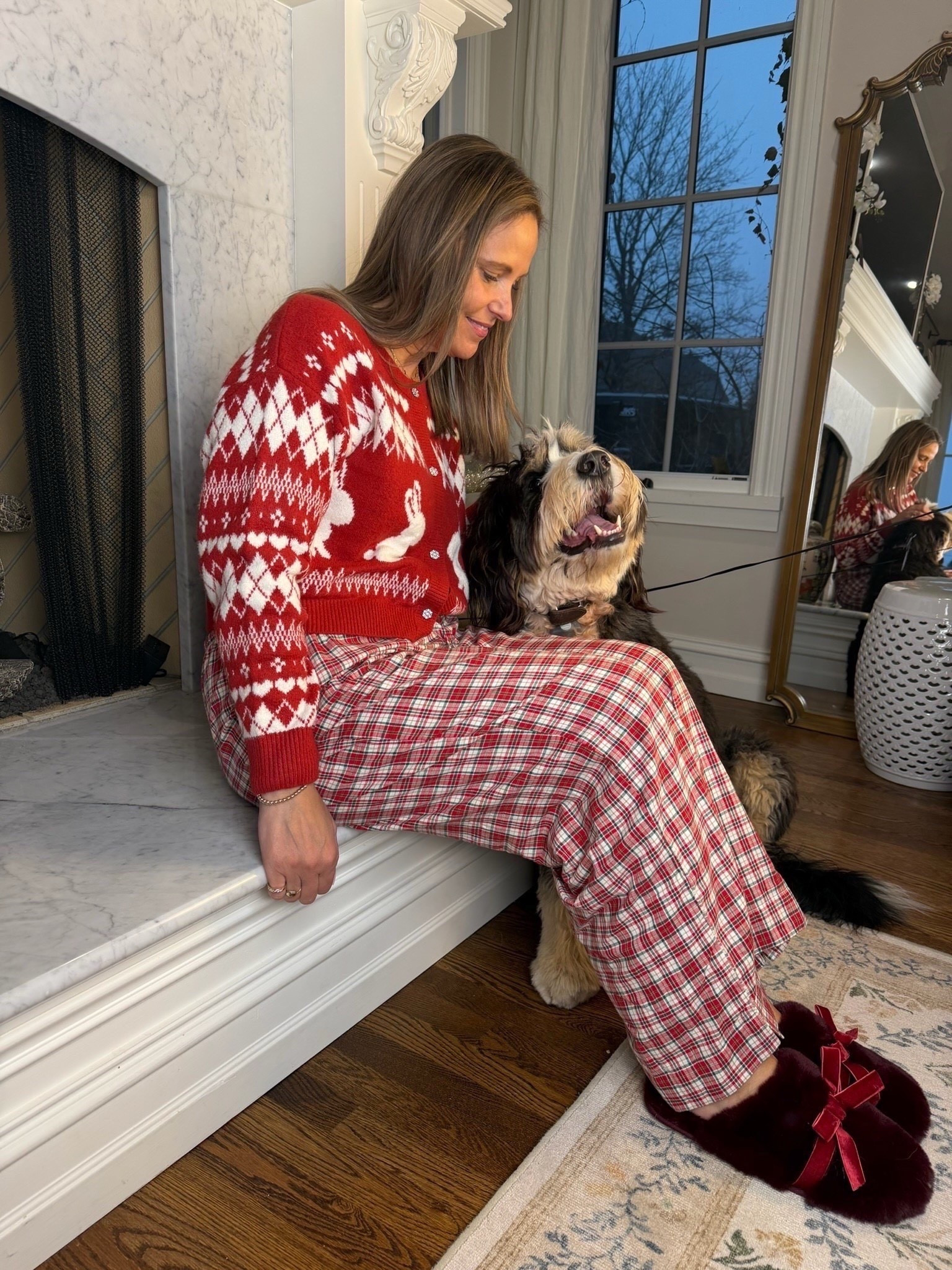 Looking for a cute, comfortable, and festive outfit to wear while lounging around at home? We recently picked up these new pieces from Target! We especially love the cardigan that is under $30.

#LTKOver40 #LTKHoliday #LTKSeasonal