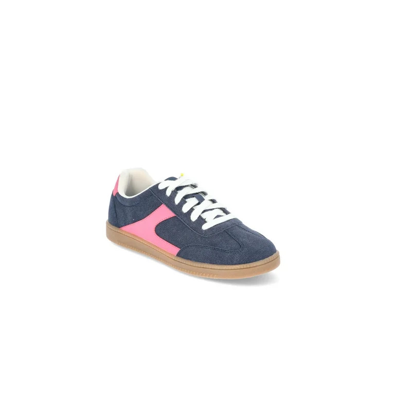 No Boundaries Women's Lace Up Sporty Sneakers, Wide Width Available | Walmart (US)