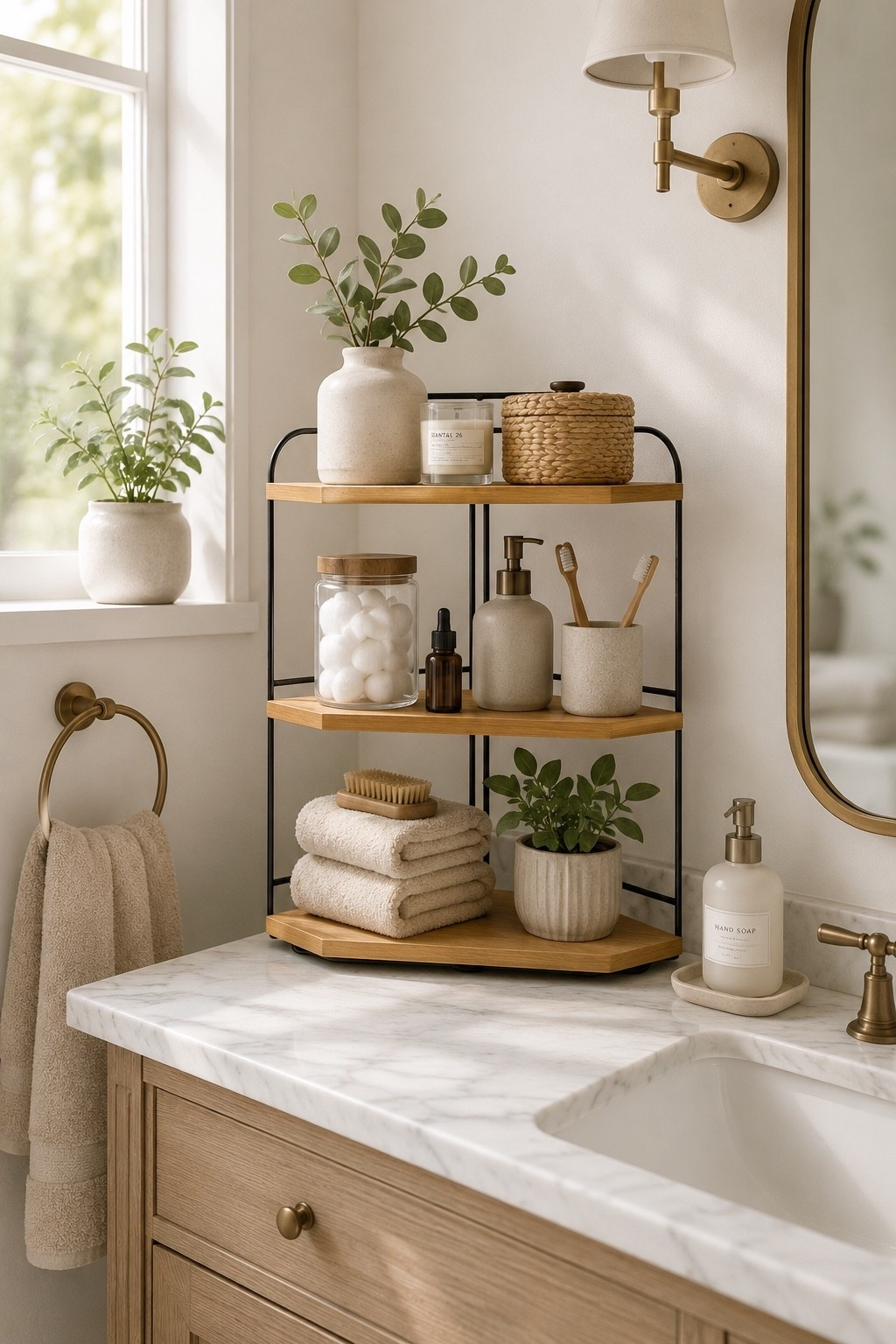 Regularly $100 on sale for $22! Such a beautiful bathroom shelf