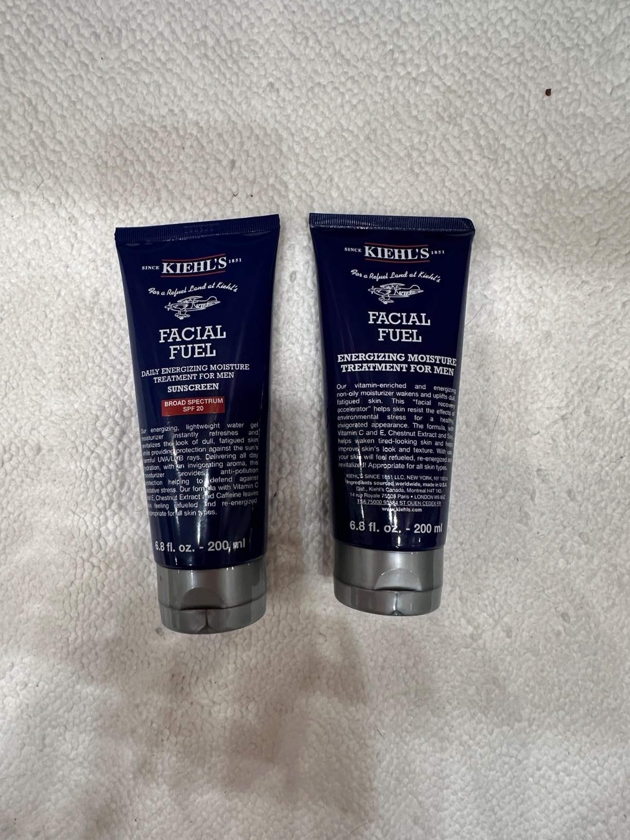 Kiehl's Facial Fuel Moisturizer, Men's Face Cream, with Vitamin C and Caffeine that Contain Antioxidants to Help Energize and Reduce Dullness, Non-Greasy, Paraben-free, Sulfate-free | Amazon (US)