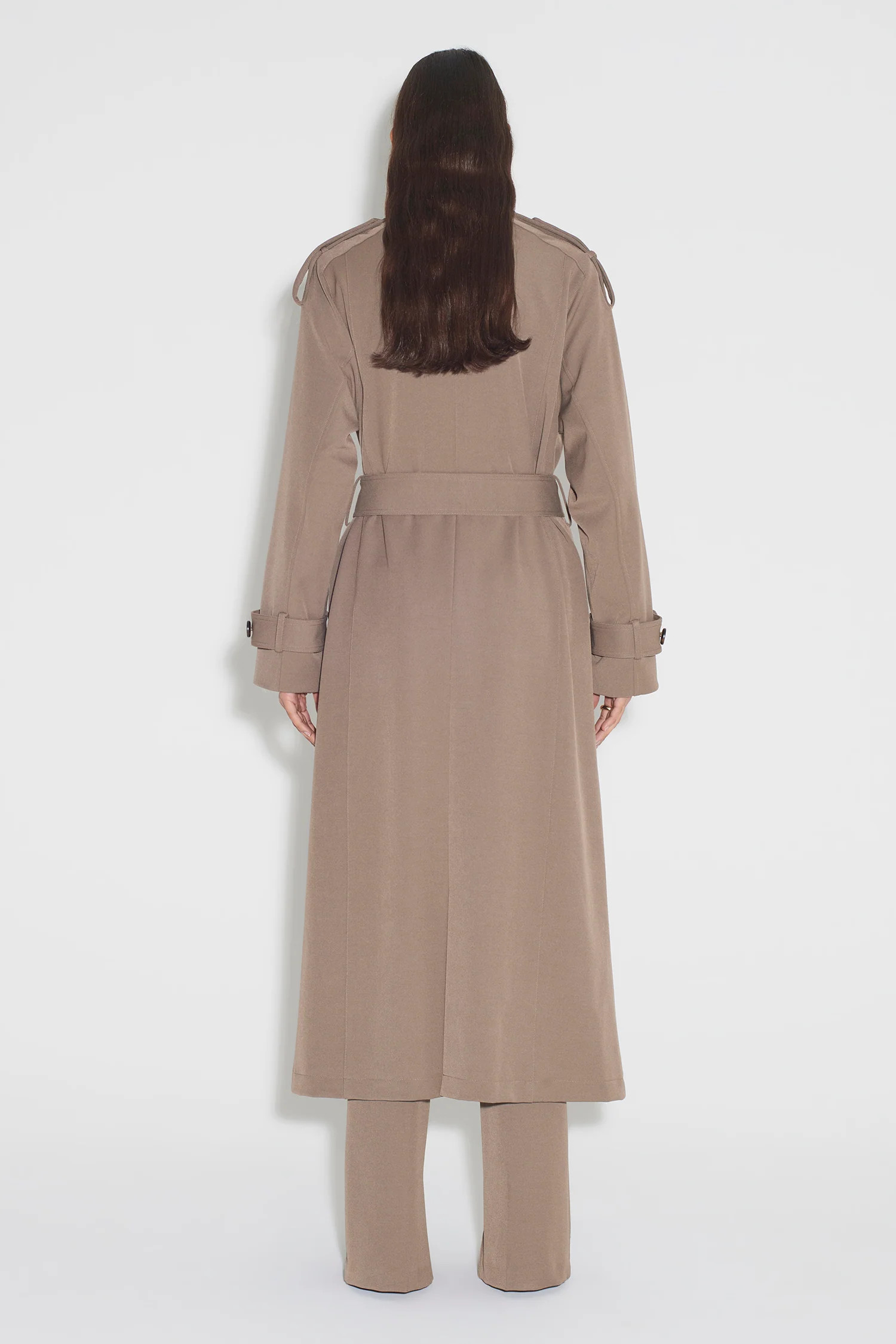 Taylor Trench Coat Olivine | Hansen and Gretel