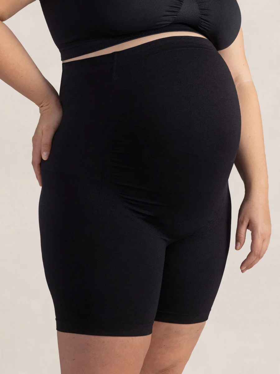 Shapermint Essentials Embrace Maternity Belly Support Shorts | Shapermint