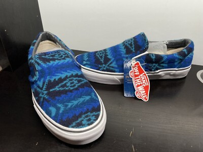 RARE? VANS x Pendleton Slip On Southwestern Native Wool Skateboarding Shoe 10 | eBay US