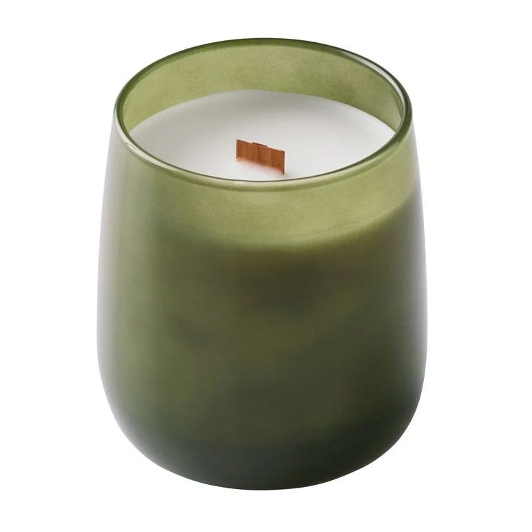 Better Homes & Gardens Intense Coastal Cove Scented Wooden Wick Glass Jar Candle 14.5oz | Walmart (US)