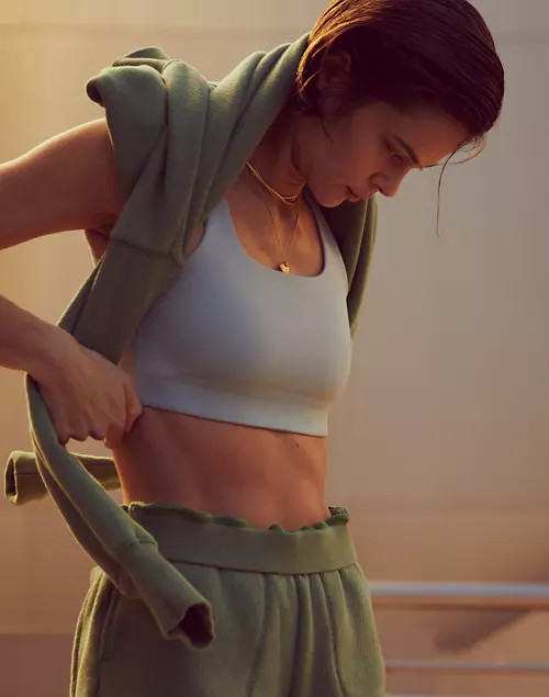 MWL Flex Square-Neck Sports Bra | Madewell