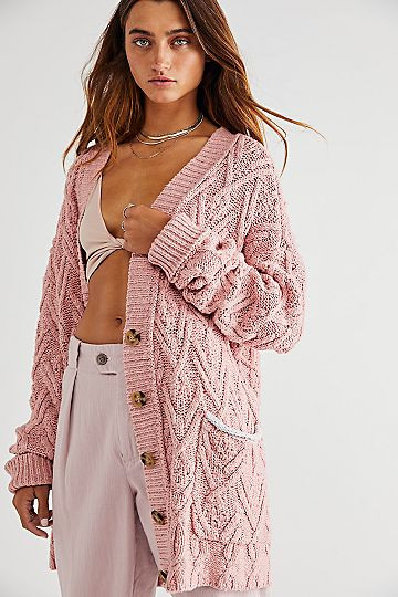 Montana Cable Cardi | Free People (Global - UK&FR Excluded)