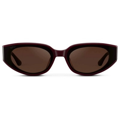 WMP Eyewear Modern Flat Lens Cateye Sunglasses | Target